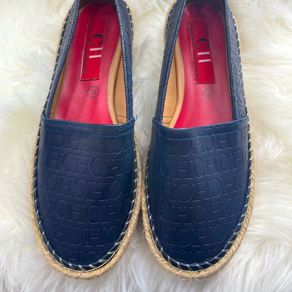 CH Navy espadrilles size 6